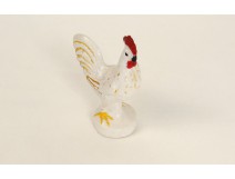 Tirelire à casser coq en plâtre peint XXème siècle