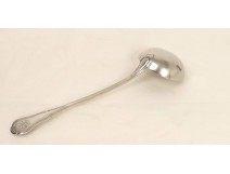 louche en argent monogrammé d'époque XXéme siécle.