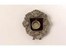 Porte-reliquaire, Pendentif, Argent, Reliquary, XIXème