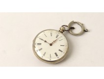 Montre à Gousset Argent Massif Poinçon Crabe Napoléon III XIXè