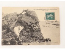 CPA Carte Postale Ancienne Cartophile Rochers La Bernerie Guérande