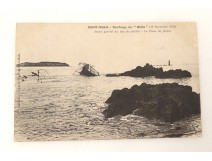 CPA Carte Postale Ancienne Cartophile saint-Malo Naufrage Hilda