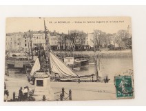 CPA Carte Postale Ancienne Cartophile La Rochelle Statue Duperré Port