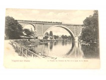 CPA Carte Postale Ancienne Cartophile Viaduc Nogent-sur-Marne