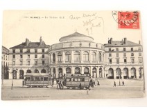 CPA Carte Postale Ancienne Cartophile Théâtre Opéra Rennes