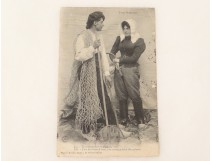 CPA Carte Postale Ancienne Cartophile Pêcheurs Oléron