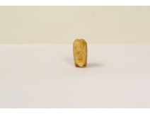 Grain de Chapelet Tête Mort Christ Vanité Memento Mori Rosary XIXè