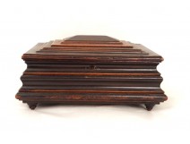 Coffret boite tombeau bois peint antique french box XIXème siècle