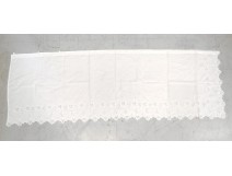 Devant d'autel antependium dessous cape soie église XXème