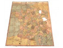 Puzzle département France antique french XXème siècle