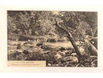 CPA Carte Postale Ancienne Cartophile Côte d'Ivoire rivière Bia Aboisso