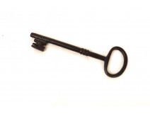 Clé serrure fer forgé antique french XVIIIème siècle