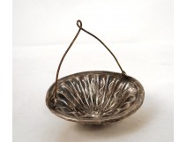  Passe thé argent massif poinçon Minerve antique french XIXème siècle