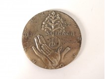 Médaille argent massif Art et Science technique ministère XXème siècle