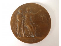 Médaille bronze Ministre de la Geurre P.Grandhomme XIXème siècle