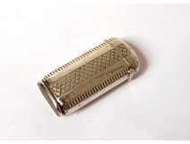 Etui allumettes argent massif poinçon antique french XIXème siècle