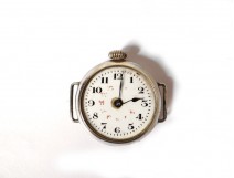 Montre gousset bracelet argent massif cygne antique french XIXème siècle