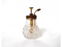 Vaporisateur Baccarat Saint-Louis laiton antique french XXème siècle