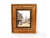 HSP tableau rue de Fougères Ille-et-Vilaine Jacques Denier XIXème siècle