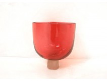 Lampe de sanctuaire verrerie église  antique french XIXème siècle