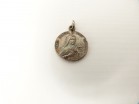 Médaille religieuse en argent massif poinçon